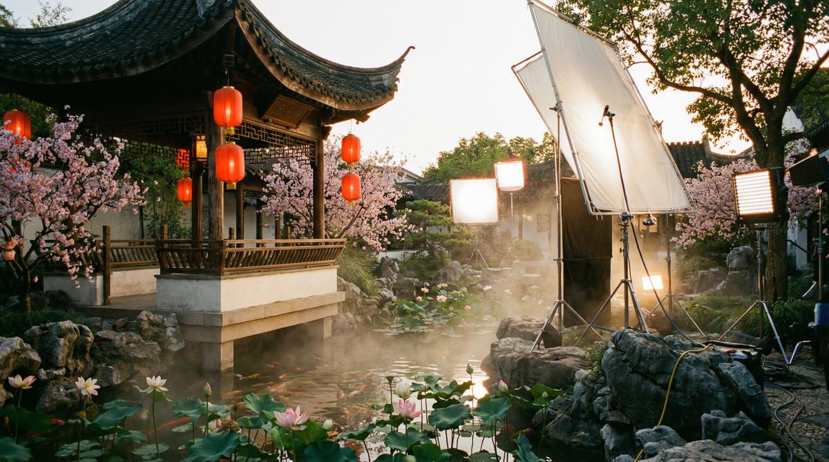 每日大赛传媒古风园林传媒拍摄东方美学影视创作